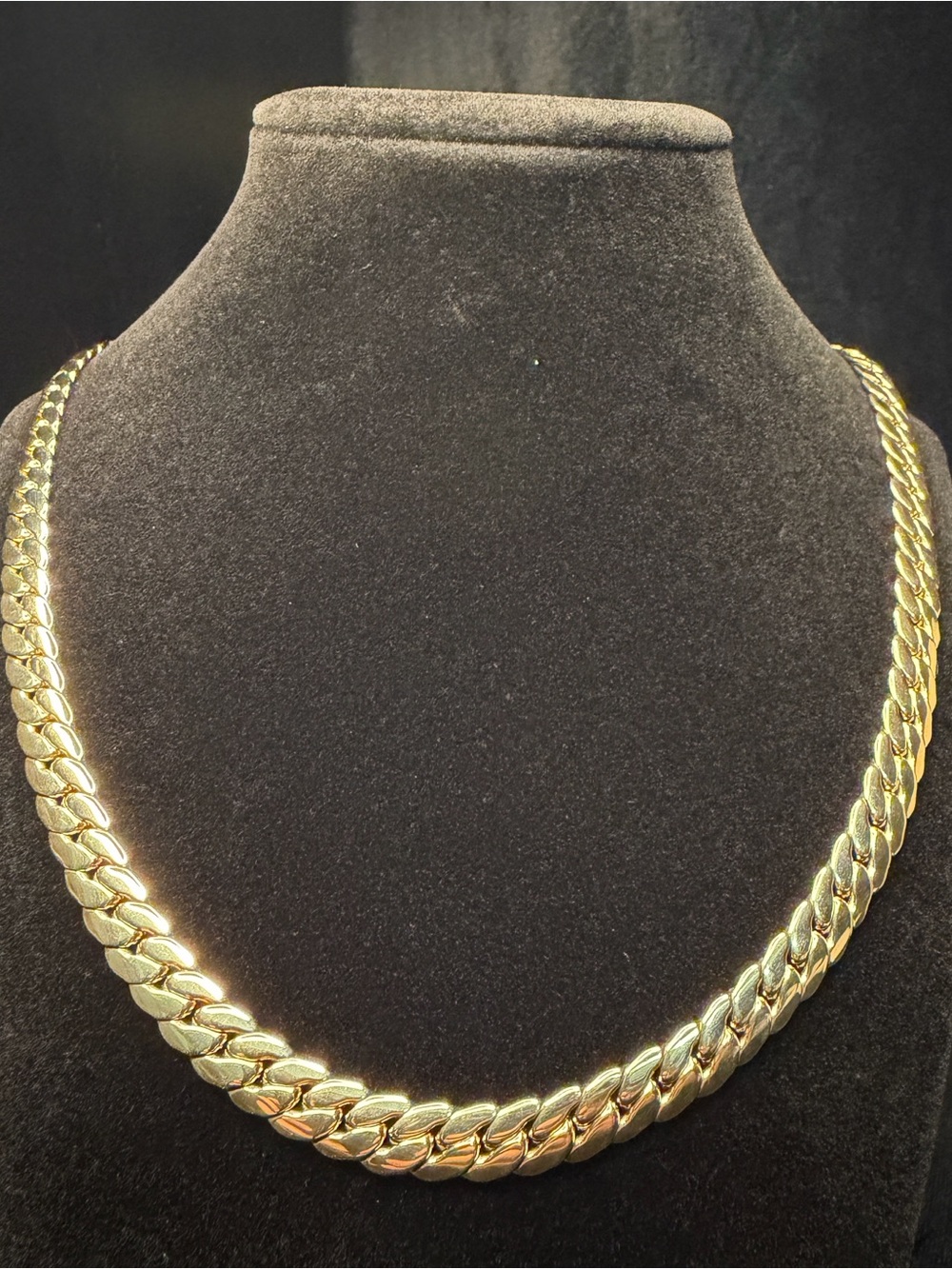 Miami Cuban 24in 8MM 14K Gold Premium Plated Necklace Brand New Very Nice Piece